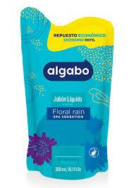 JABON LIQ ALGABO D/P x300ml FLORAL RAIN