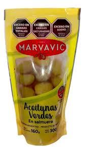 ACEITUNAS VERDES MARVAVIC x300gr N? 0