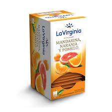 TE LA VIRGINIA x20saq MANDARINA/NARANJA/POMELO