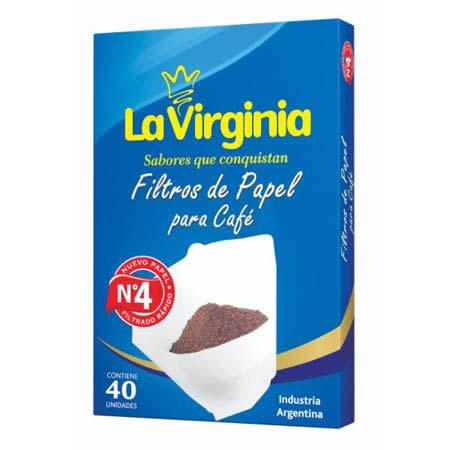 FILTROS DE PAPEL LA VIRGINIA x40U