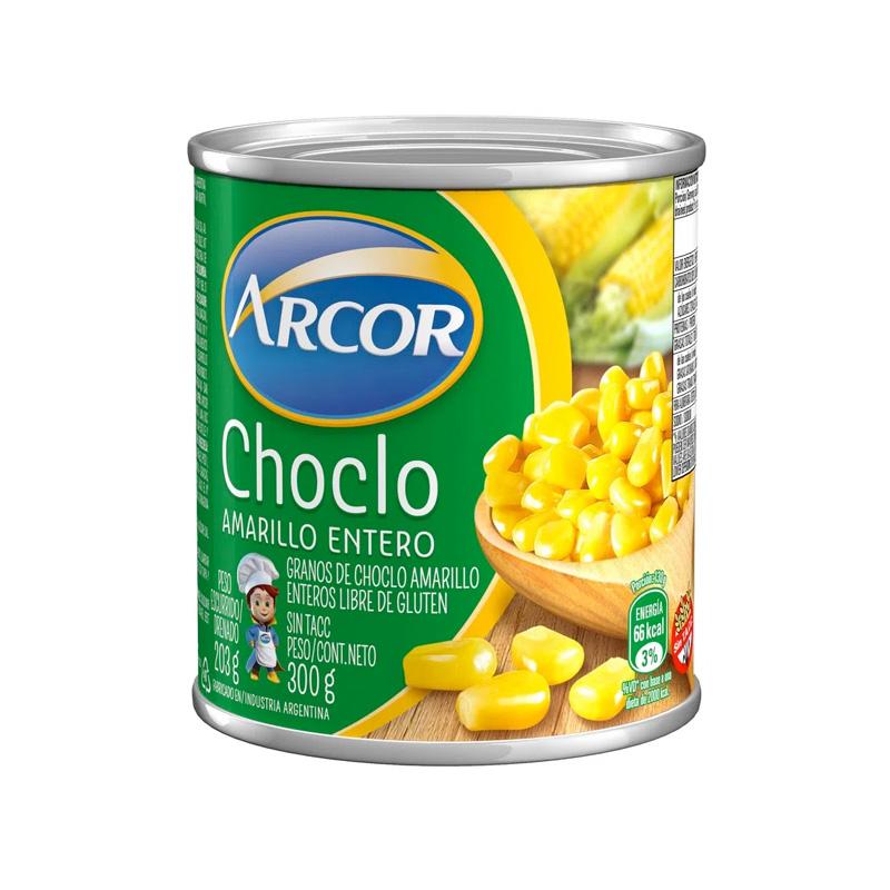 CHOCLO AMARILLO EN GRANOS ARCOR x300gr