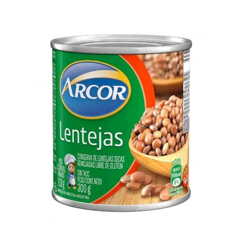 LENTEJAS SECAS REMOJADAS ARCOR x300gr