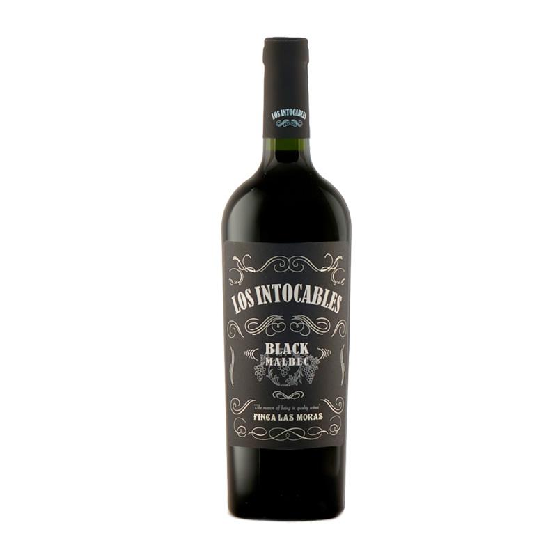 VINO LOS INTOCABLES x750ml BLACK MALBEC