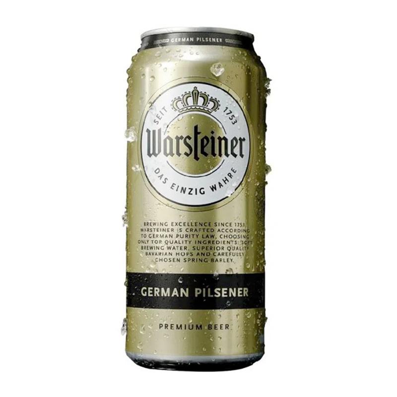 LATA CERVEZA WARSTEINER x473cc GERMAN PILSENER
