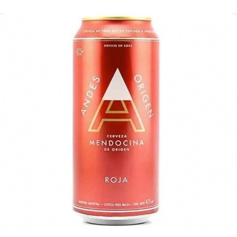 LATA CERVEZA ANDES x473cc ROJA