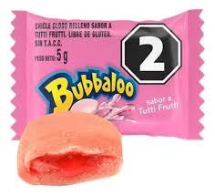 CHICLE BUBBALOO x1U TUTTI FRUTI