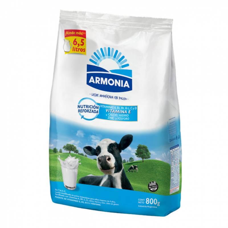 LECHE EN POLVO ARMONIA x800gr