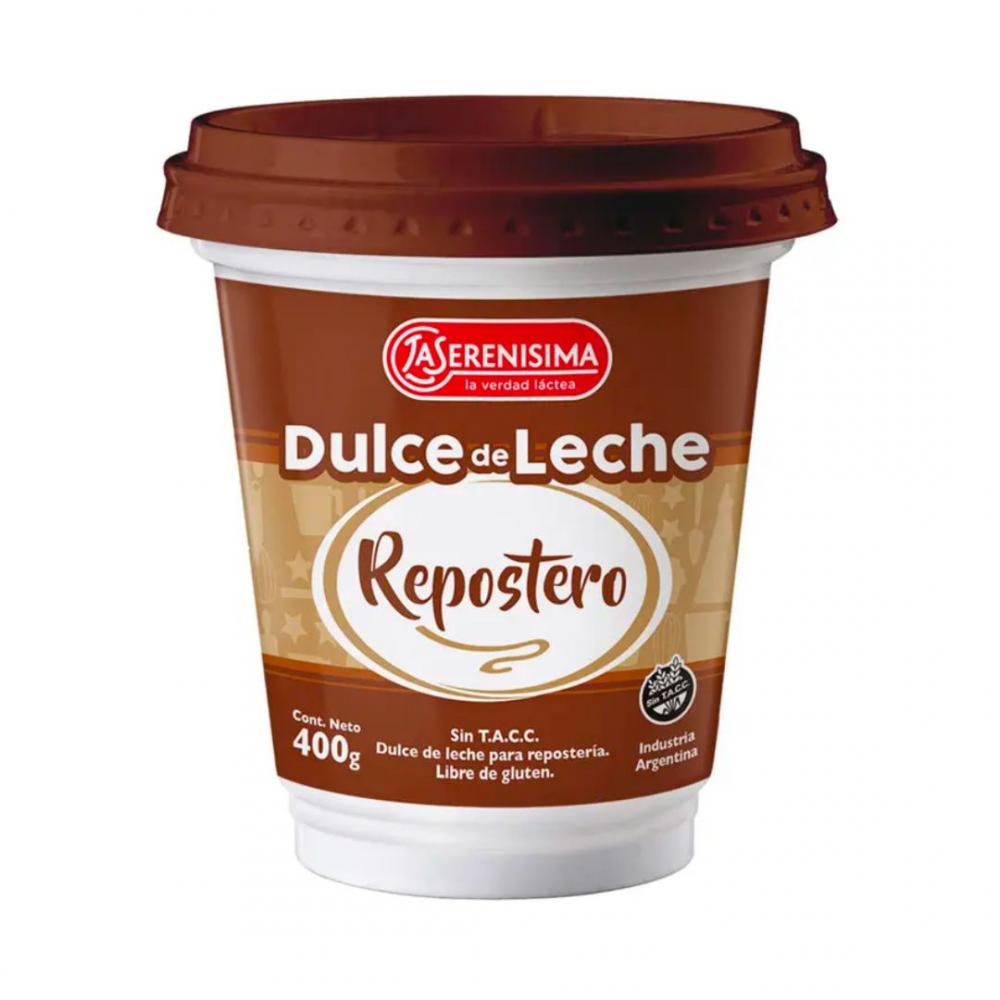 DULCE DE LECHE LA SERENISIMA x400g REPOSTERO