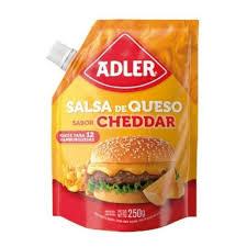 SALSA DE QUESO ADLER x250gr CHEDDAR
