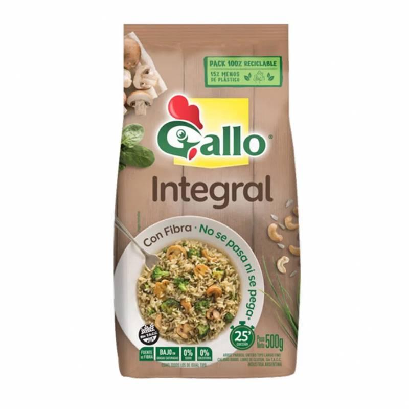 ARROZ GALLO INTEGRAL x500g BOLSA