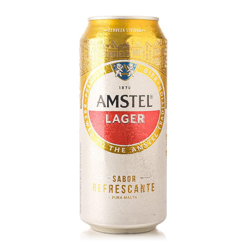 LATA CERVEZA AMSTEL x473cc LAGER