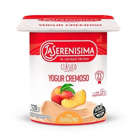 YOGUR LS CLASICO CREMOSO x120g DURAZNO ENTERO
