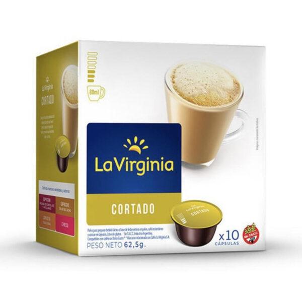 CAPSULAS CAFE LA VIRGINIA x10u CORTADO