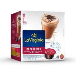 CAPSULAS CAFE LA VIRGINIA x8u CAPPUCINO