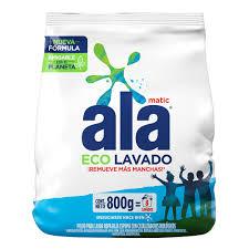 JABON EN POLVO ALA x800gr ECO LAVADO