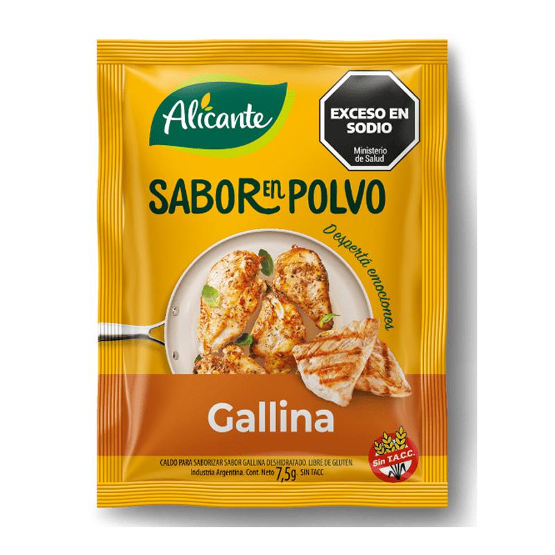 SABOR EN POLVO ALICANTE x4U GALLINA