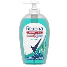 JABON LIQ. REXONA x250ml FRESH ANTIBACTERIAL