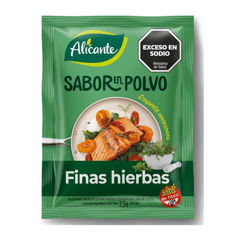 SABOR EN POLVO ALICANTE x4U FINAS HIERBAS
