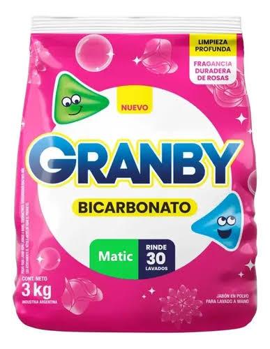 JABON EN POLVO GRANBY x3kg PLUS MATIC