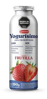 YOGURISIMO BEBIBLE x190g FRUTILLA