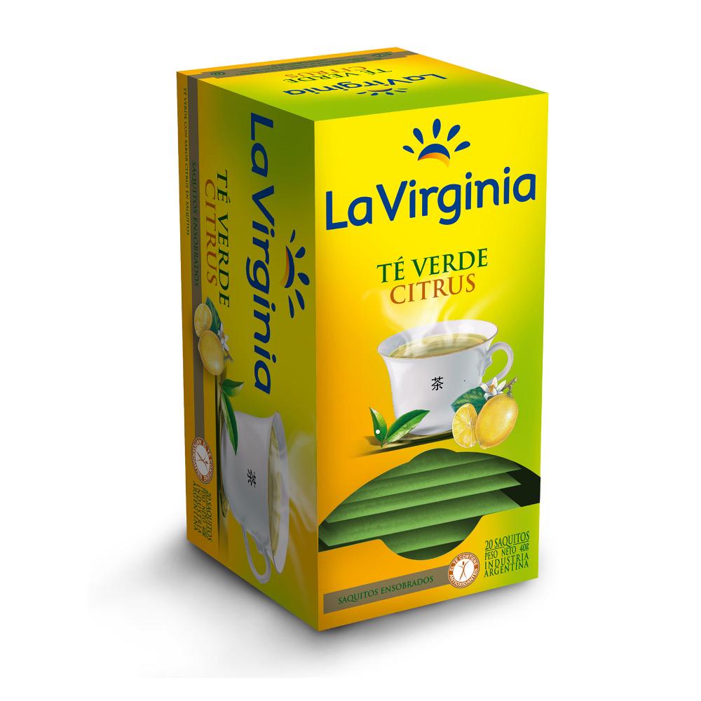 TE LA VIRGINIA x20saq VERDE CITRUS