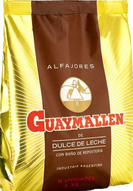 ALFAJOR GUAYMALLEN PACK x6U CHOCOLATE