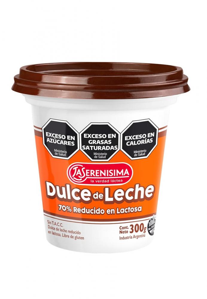 DULCE DE LECHE LA SERENISIMA x300gr ZERO LACTOSA