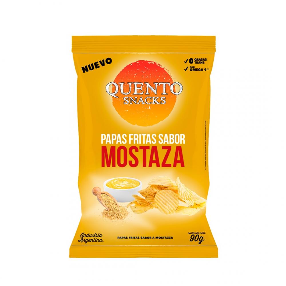 PAPAS FRITAS QUENTO x162gr MOSTAZA