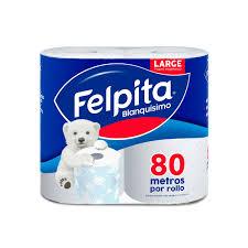 PAPEL HIG FELPITA x4Ux80m BLANCO SH