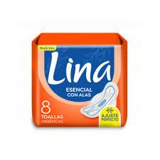 TOALLAS LINA ESENCIAL x8u C/A