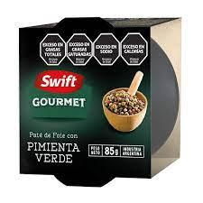 PATE DE GOURMET SWIFT x85gr CON PIMIENTA VERDE