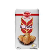 HARINA BRUNING x1kg 000 COMUN