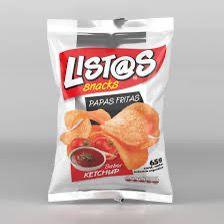 PAPAS FRITAS LISTAS x65G SABOR KETCHUP