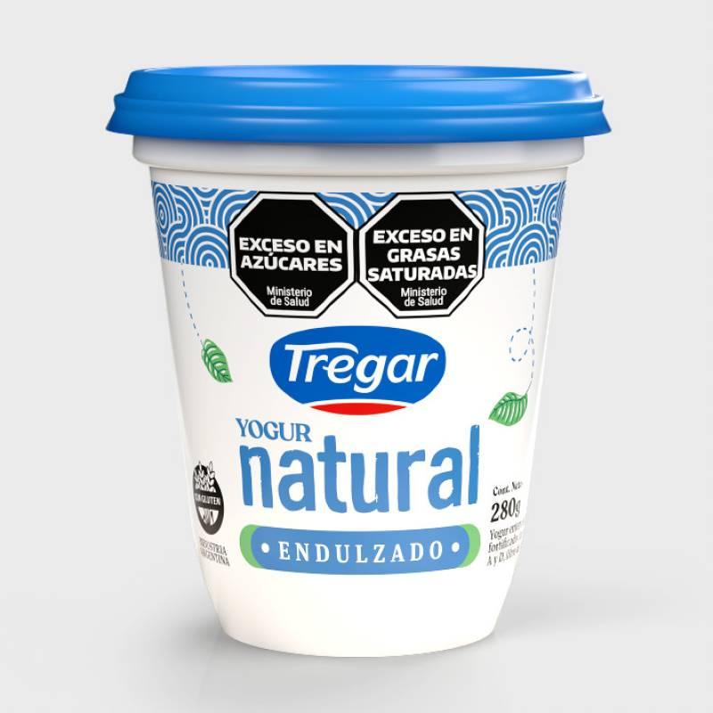 YOGUR TREGAR NATURAL x280gr ENDULZADO