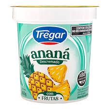 YOGUR TREGAR C/FRUTAS x160gr DESCREMADO ANANA