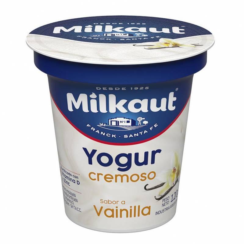 YOGUR MILKAUT x120gr CREMOSO VAINILLA
