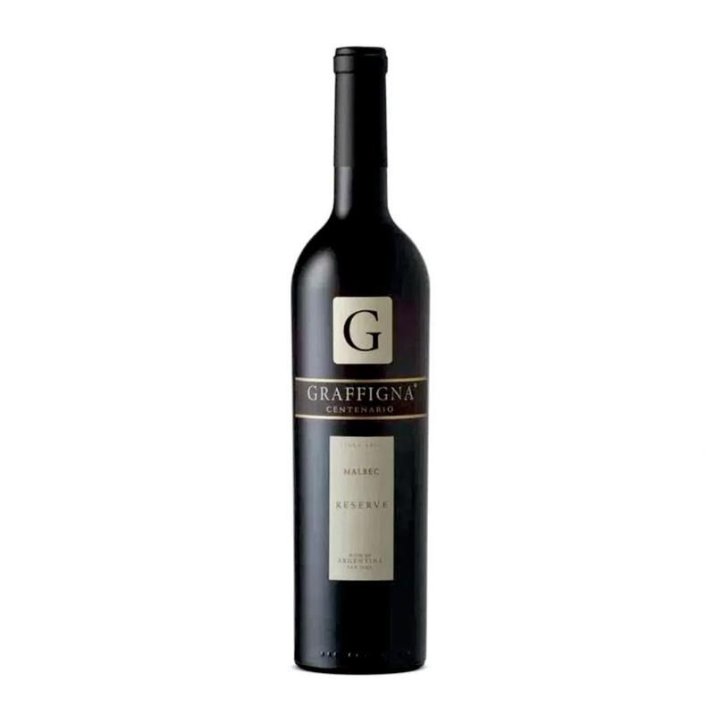 VINO GRAFFIGNA CENTENARIO x750ML MALBEC