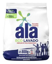 JABON EN POLVO ALA x800gr ECO LAVADO A MANO