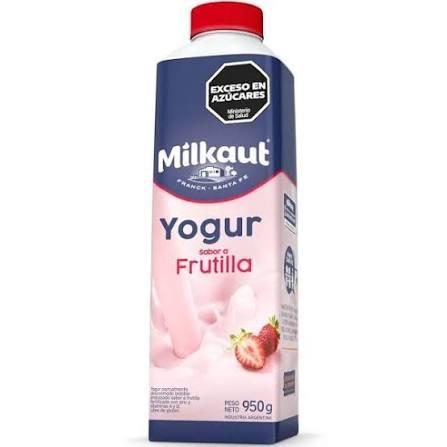 YOGUR MILKAUT TETRA x950gr FRUTILLA