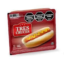 SALCHICHAS TRES CRUCES x12u x380g