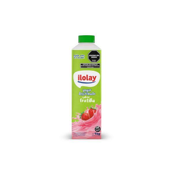 YOGUR ILOLAY TETRA x950gr DESCREMADO FRUTILLA