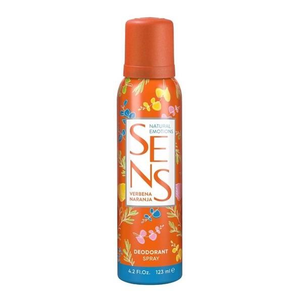 DESODORANTE SENS x123ml VERBENA NARANJA