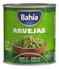 LATA ARVEJAS SECAS REMOJADAS BAHIA x300gr