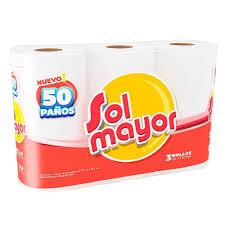 ROLLO DE COCINA SOL MAYOR x3u x50 HOJAS