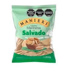GALLETITAS MANIERI x200gr MARINERAS CON SALVADO