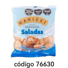 GALLETITAS MANIERI x200gr MARINERAS SALADAS