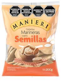 GALLETITAS MANIERI x200gr MARINERAS SEMILLAS