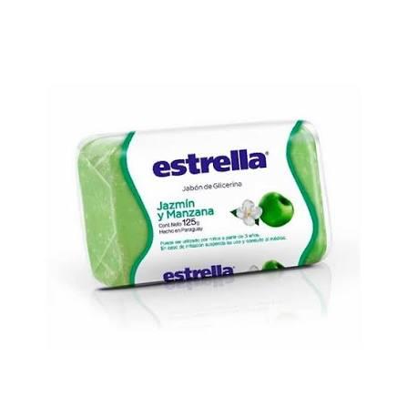 JABON DE TOCADOR ESTRELLA x125gr JAZMIN Y MANZANA