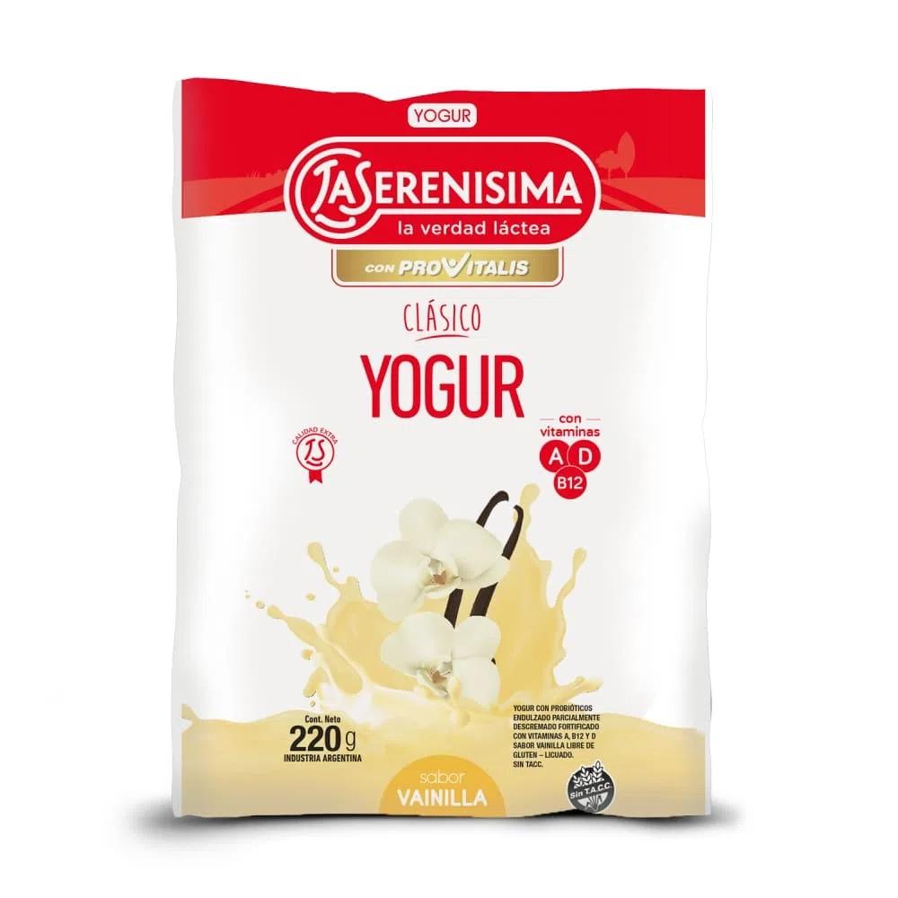 YOGUR LA SERENISIMA CLASICO x900gr VAINILLA
