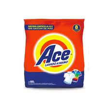 JABON EN POLVO ACE x800gr LAVADO A MANO